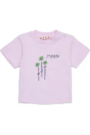 Marni T-shirt à logo brodé