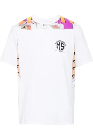 Marine Serre T-shirt à imprimé graphique