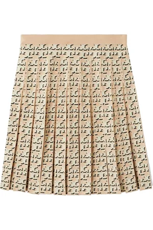 Tory Burch Jupe plissée à motif monogrammé