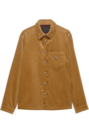 Prada Chemise en velours côtelé