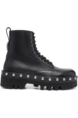 Furla Bottines cloutées à lacets
