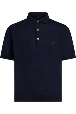 Etro Polo en maille à logo brodé