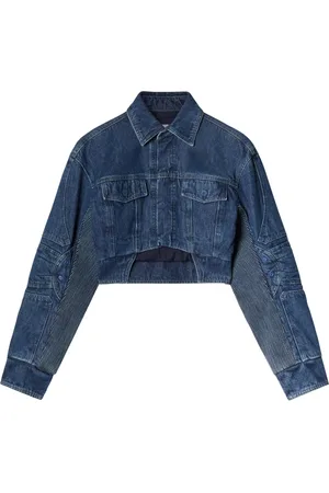 OFF-WHITE Veste en jean à découpes
