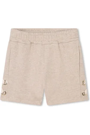 Chloé Short en coton à logo brodé