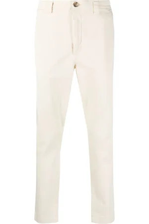 Woolrich Pantalon en coton à coupe droite