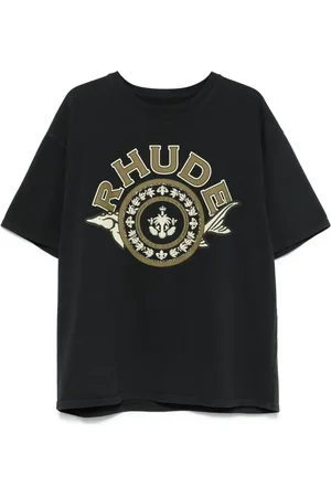 Rhude T-shirt à logo imprimé