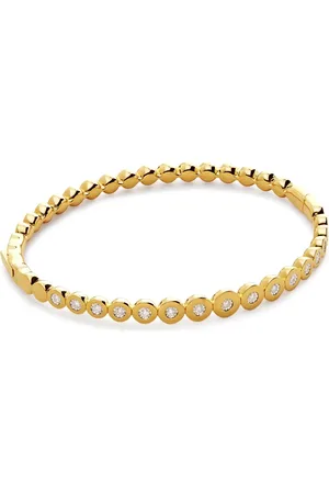 Monica Vinader Bracelet jonc en 18ct pavé de diamants