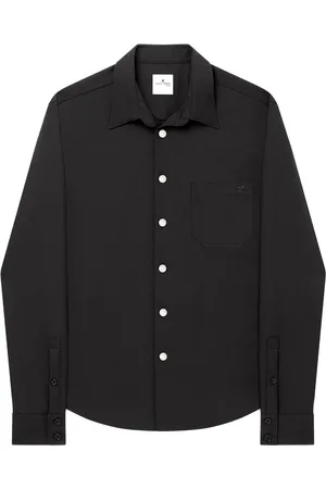 Courrèges Chemise oversize à logo appliqué