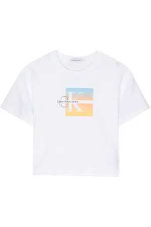 Calvin Klein T-shirt en coton à logo imprimé