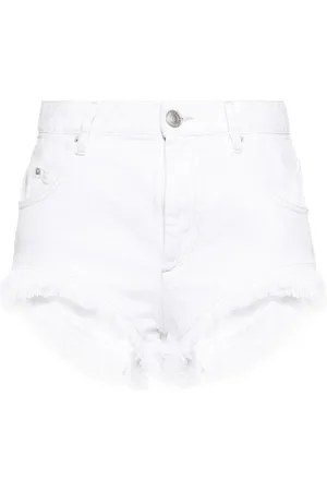 Isabel Marant Short en jean à bords francs