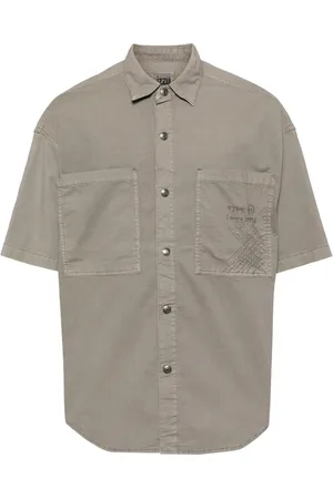 Izzue Chemise à logo brodé