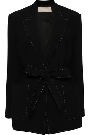 Elie saab Blazer à coutures contrastantes