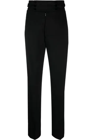 Maison Margiela Pantalon en laine à coutures signature