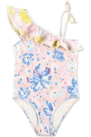ZIMMERMANN Maillot de bain volanté à fleurs