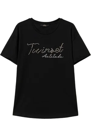 Twin-Set T-shirt à effet lurex