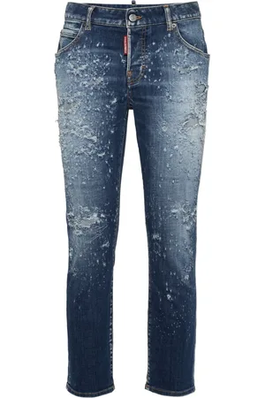 Dsquared2 Jean slim à effet usé