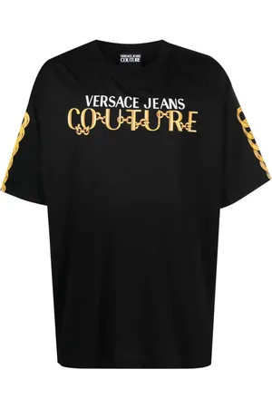VERSACE T-shirt à détail de chaine