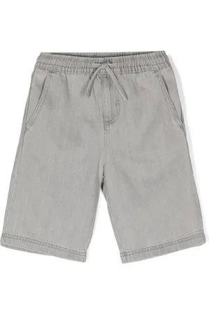 Stella McCartney Short en jean à lien de resserrage