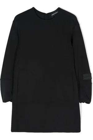 Emporio Armani Robe courte à patch logo