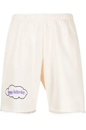 Natasha Zinko Short imprimé Happy Saturday