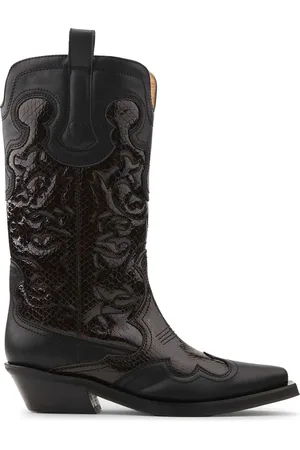 Ganni Bottines à broderies d