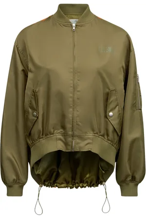 Maison Margiela Veste zippée à logo imprimé