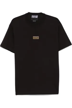 VERSACE T-shirt à plaque logo