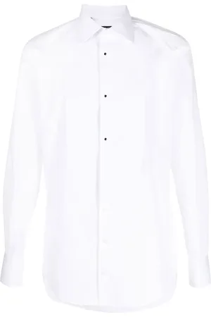 Dolce & Gabbana Chemise de smoking à plastron contrastant