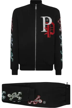 Philipp Plein Survêtement à appliqué squelette