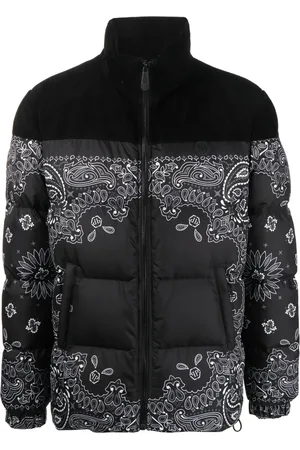 Philipp Plein Doudoune à imprimé bandana