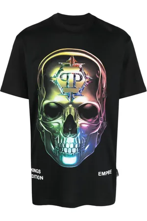 Philipp Plein T-shirt à imprimé tête de mort