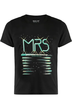 MARTINE ROSE T-shirt à graphique imprimé Shrunken