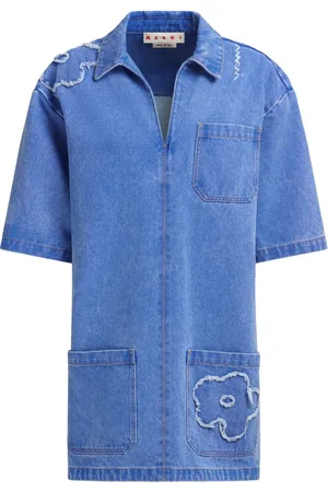 Marni Robe en jean à coupe courte
