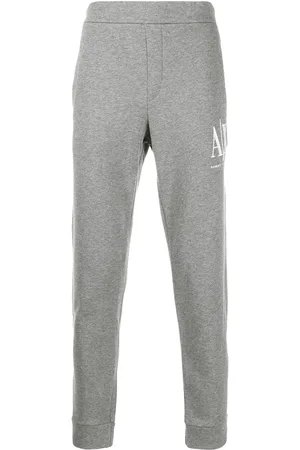 Armani Exchange Pantalon de jogging à logo brodé