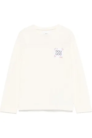 DOUUOD KIDS T-shirt à patch logo