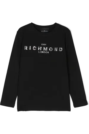 John Richmond T-shirt à logo à sequins