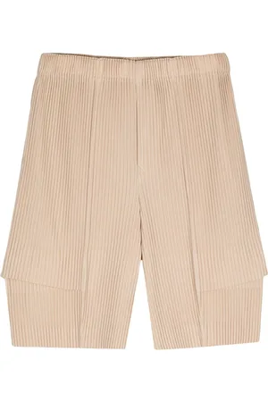 Issey Miyake Short Cargo à effet plissé