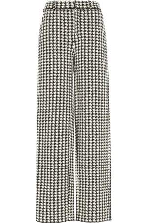 Barrie Pantalon à motif pied-de-poule