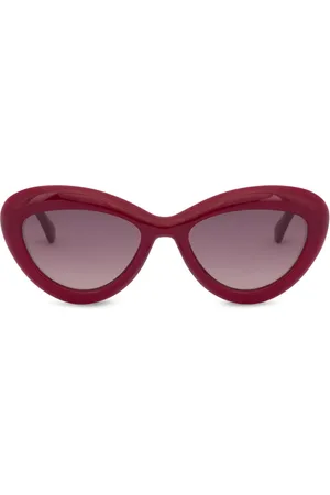 Moschino Lunettes de soleil Inflated à monture papillon