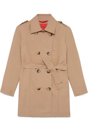 MAX&Co. Kids Manteau ceinturé à boutonnière croisée