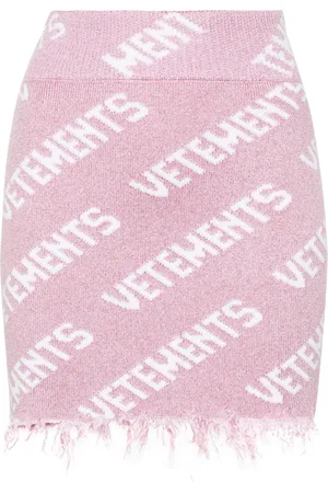 Vetements Minijupe à logo intarsia