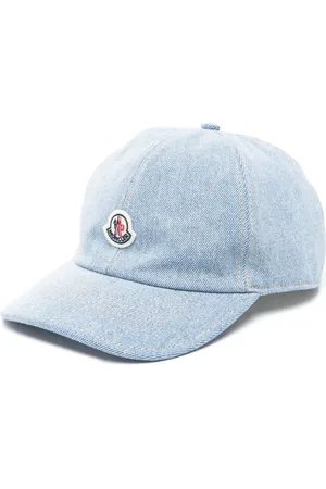 Moncler Casquette en jean à patch logo