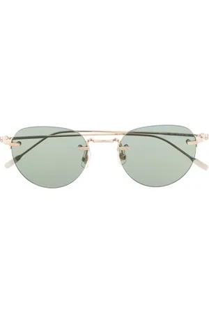 Montblanc Lunettes de soleil à monture ronde