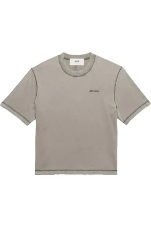 Ami T-shirt en coton à logo brodé