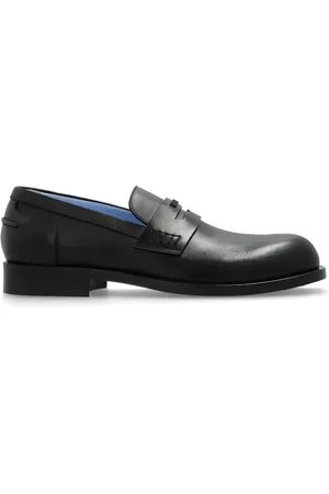 VERSACE Mocassins à logo embossé