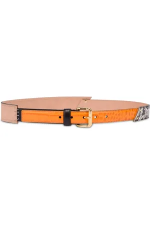 Moschino Ceinture à design patchwork