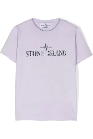 Stone Island T-shirt en coton à logo imprimé