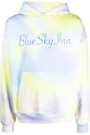 BLUE SKY INN Hoodie tie dye à logo brodé