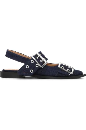 Ganni Ballerines à détail de boucles