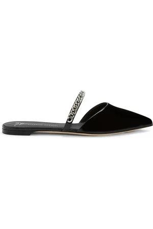 Giuseppe Zanotti Mules Laurette à détail de chaîne